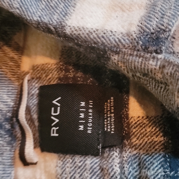 Mens RVCA flannel - Picture 2 of 3